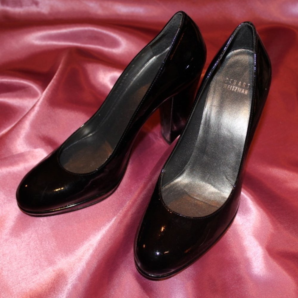 Stuart Weitzman patent leather heels